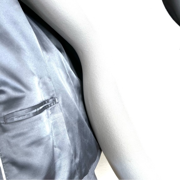 Banana Republic Grey Double Breasted Wool Blazer- 4 - Picture 5 of 5